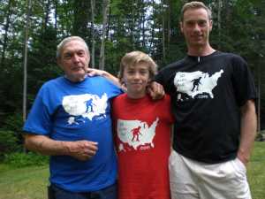 Grandpa, Logan, and me (Matt)